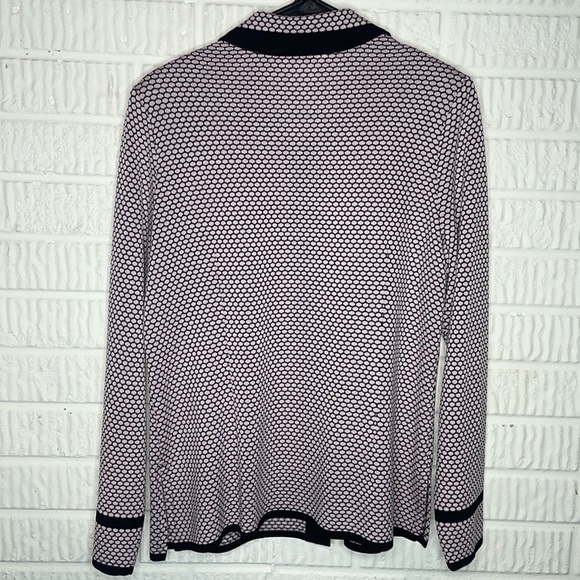 Misook Pink and Black Cardigan - Picture 2 of 3